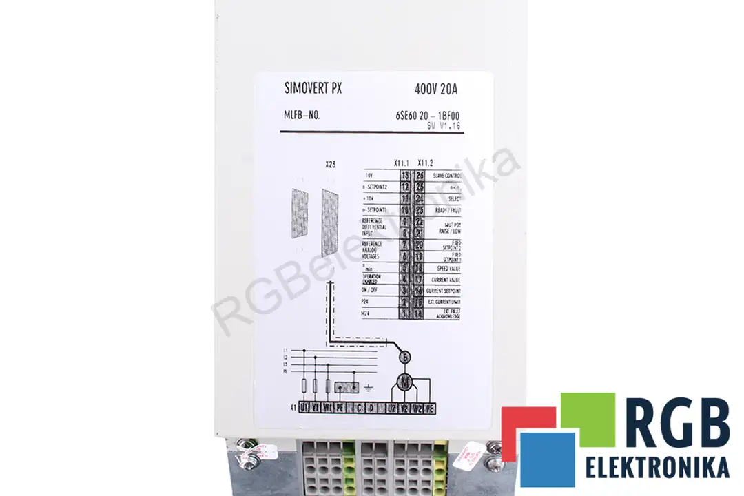 servis 6se6020-1bf00 SIEMENS