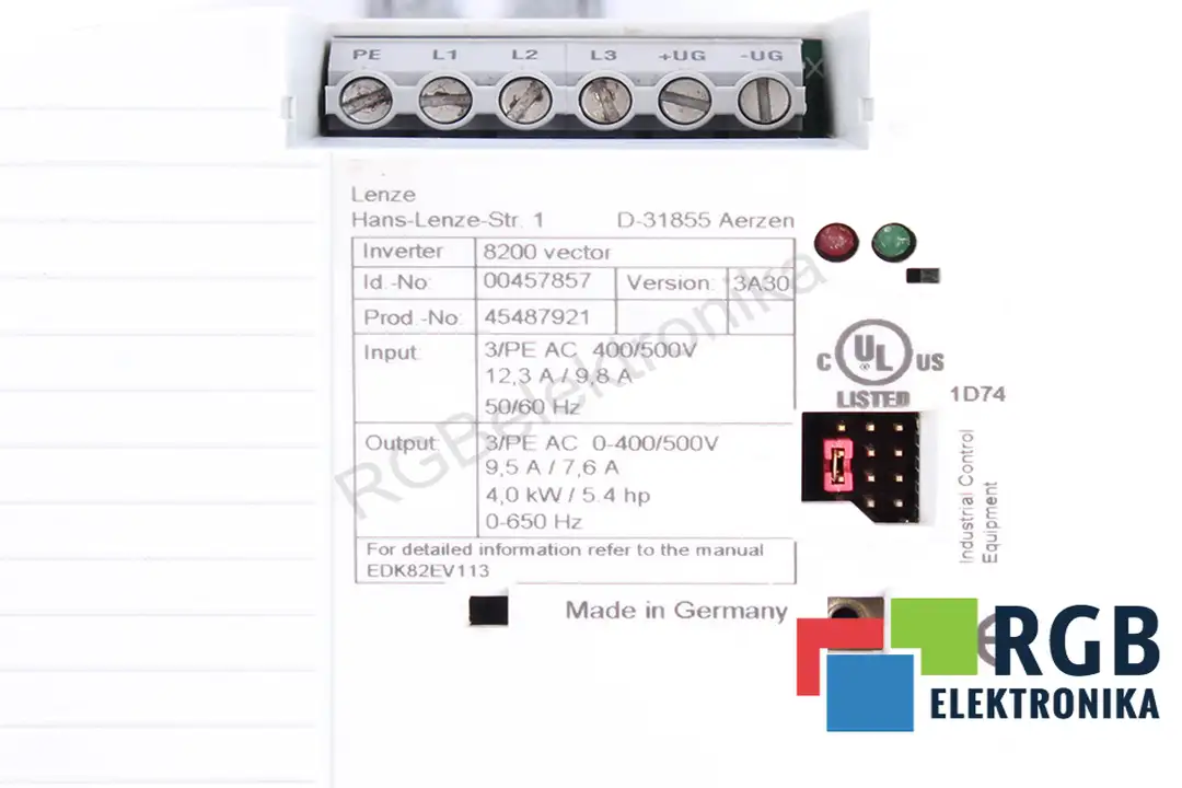 servis e82ev402_4c000 LENZE