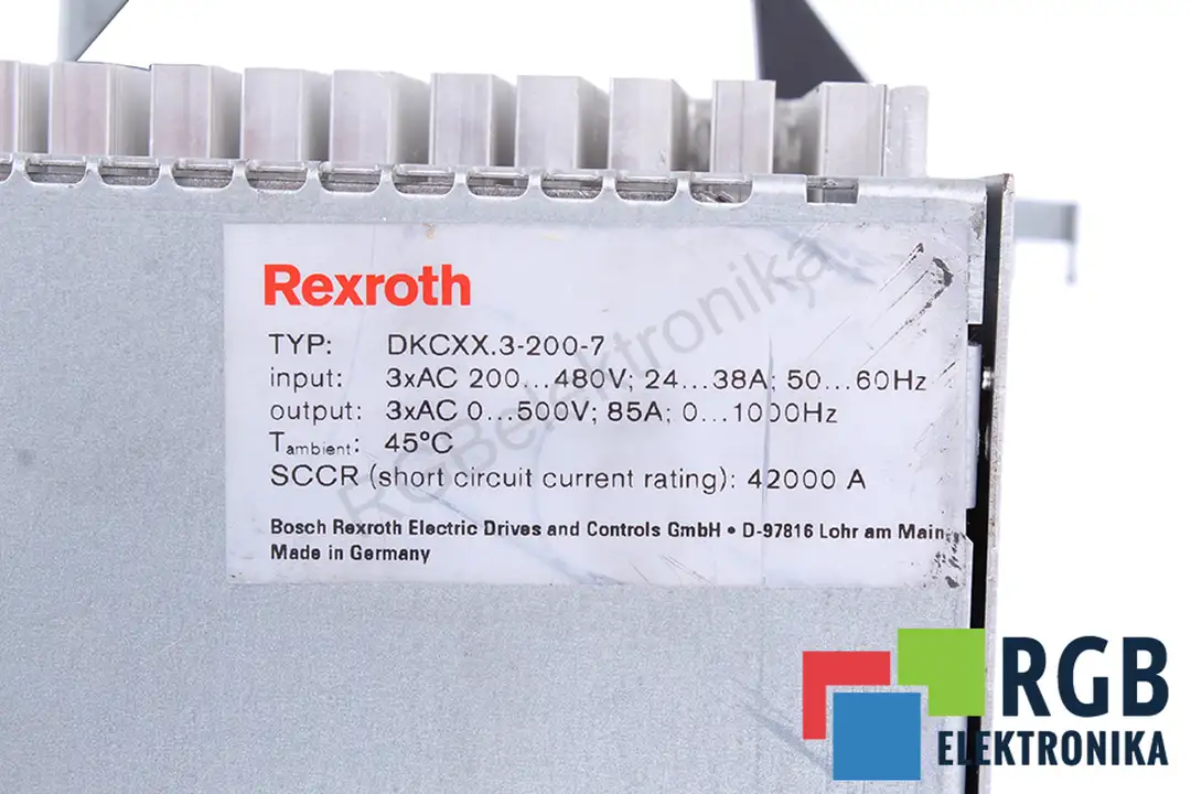 DKC11.3-200-7-FW REXROTH