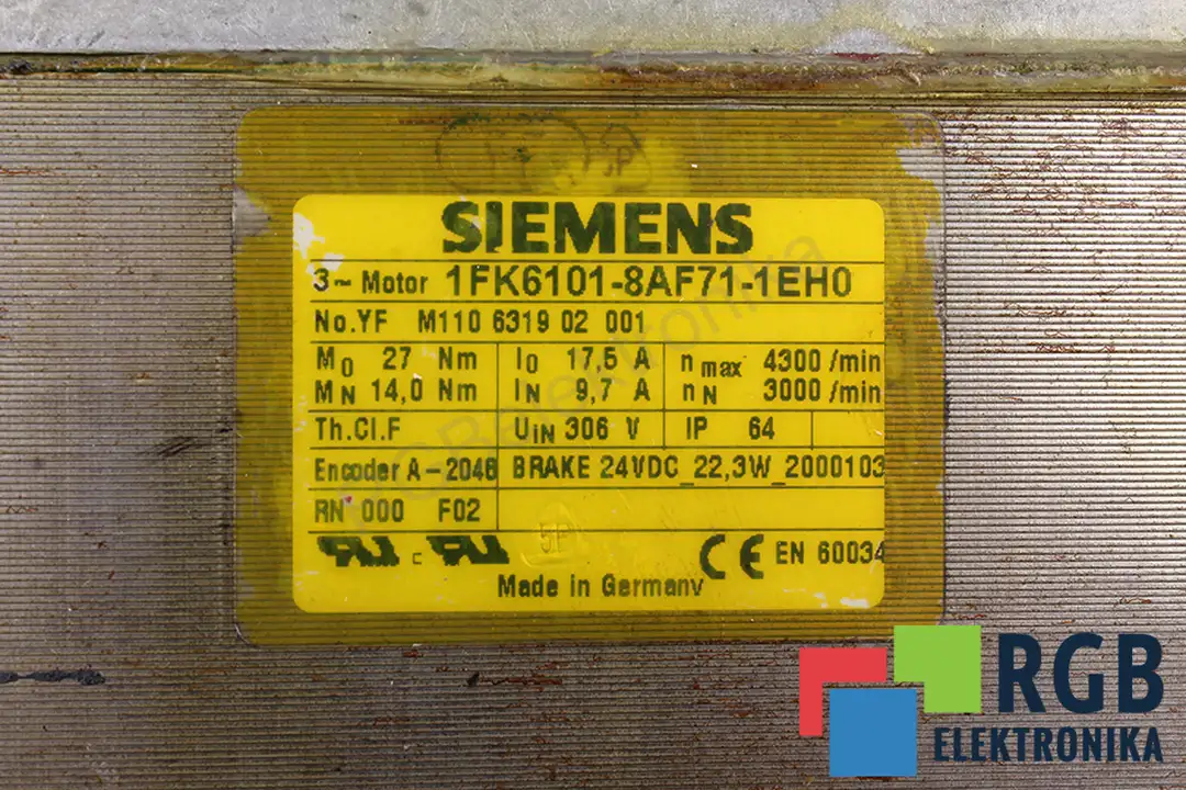 servis 1fk6101-8af71-1eh0 SIEMENS