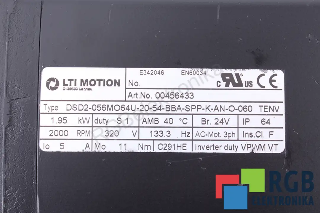 DSD2-056MO64U-20-54-BBA-SPP-K-AN-O-060 LTI