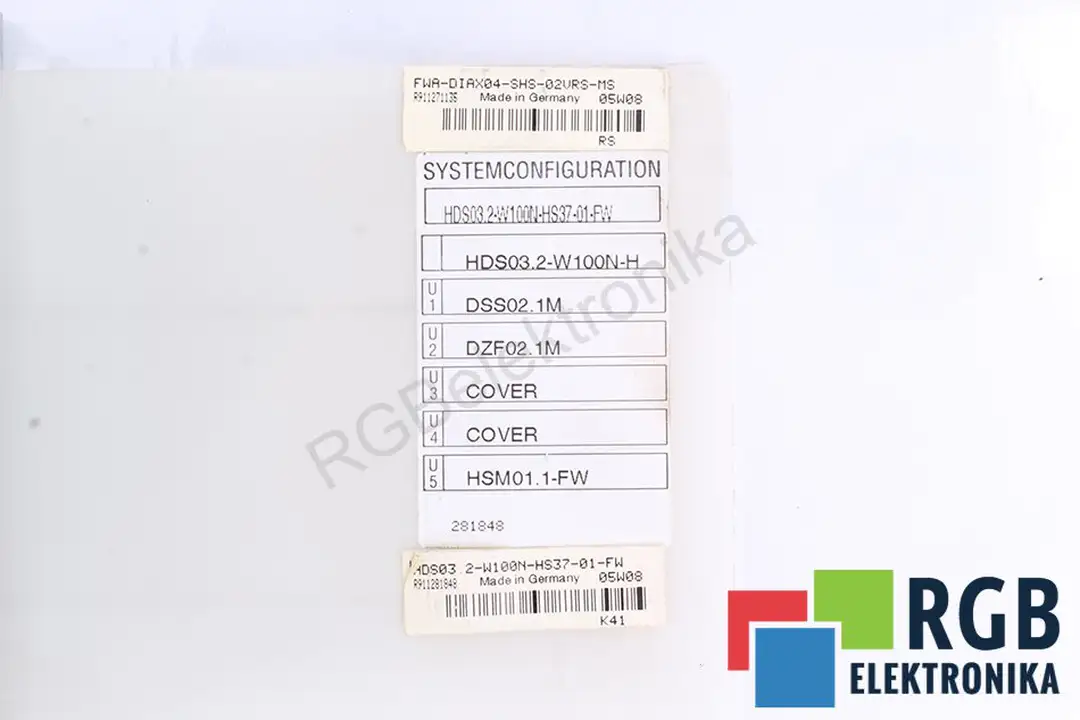 servis hds03.2-w100n-hs37-01-fw BOSCH REXROTH