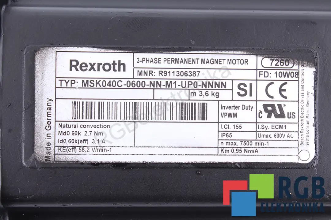 servis msk040c-0600-nn-m1-up0-nnnn REXROTH