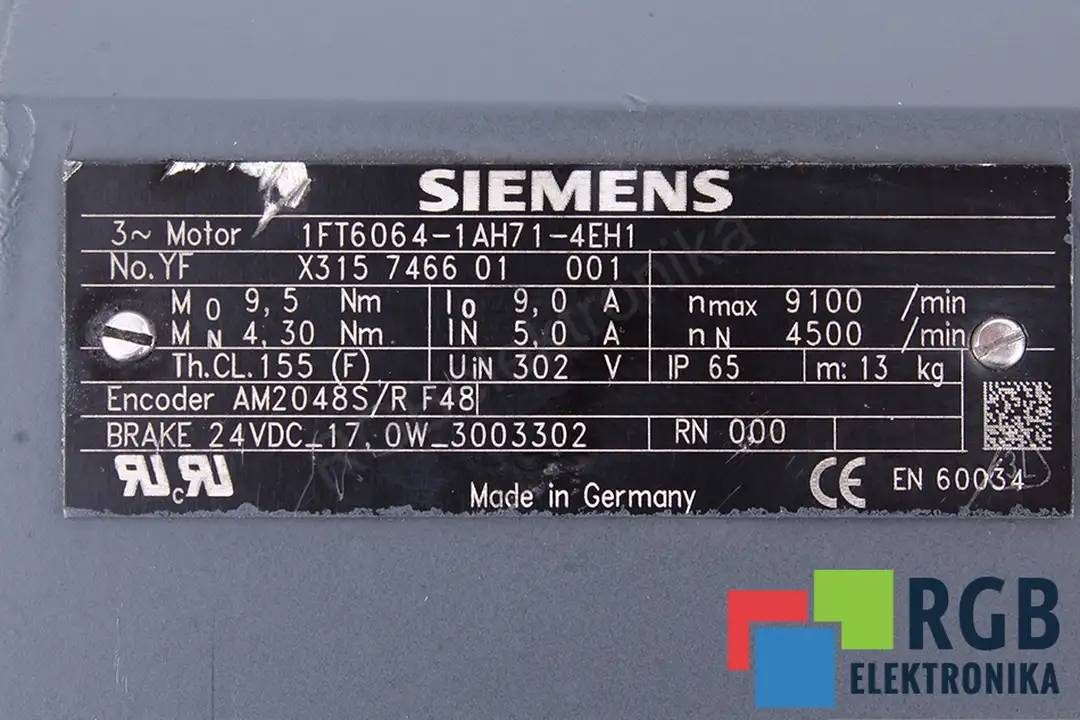 1ft6064-1af71-4eh1 SIEMENS oprava