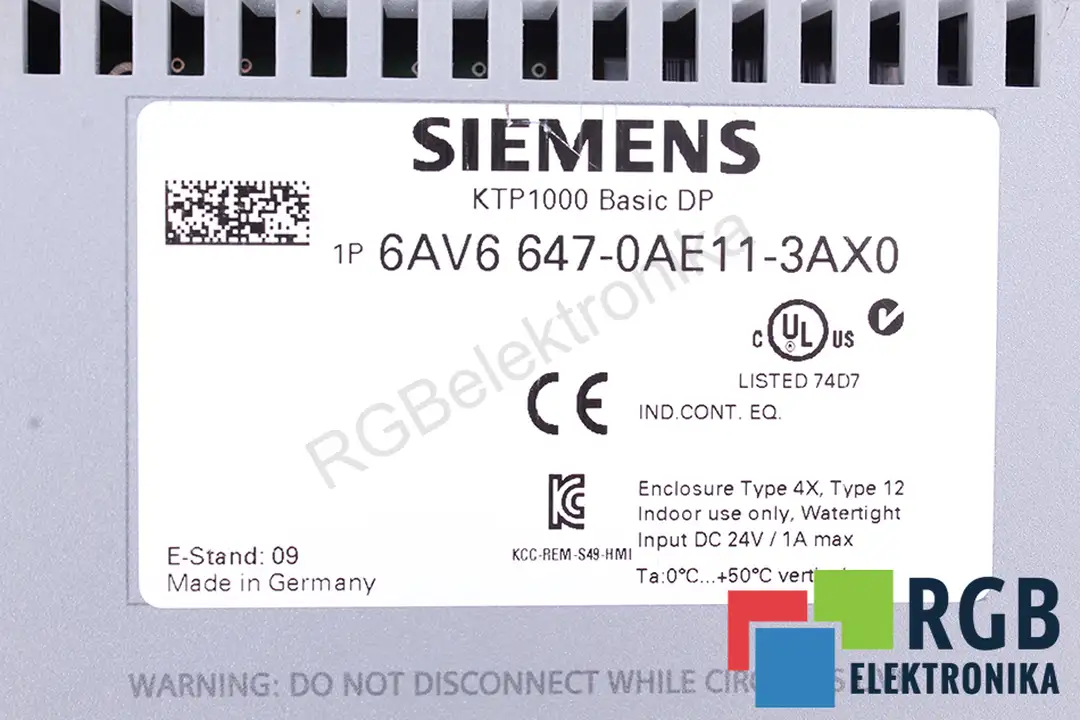 6av6647-0ae11-3ax0 SIEMENS oprava