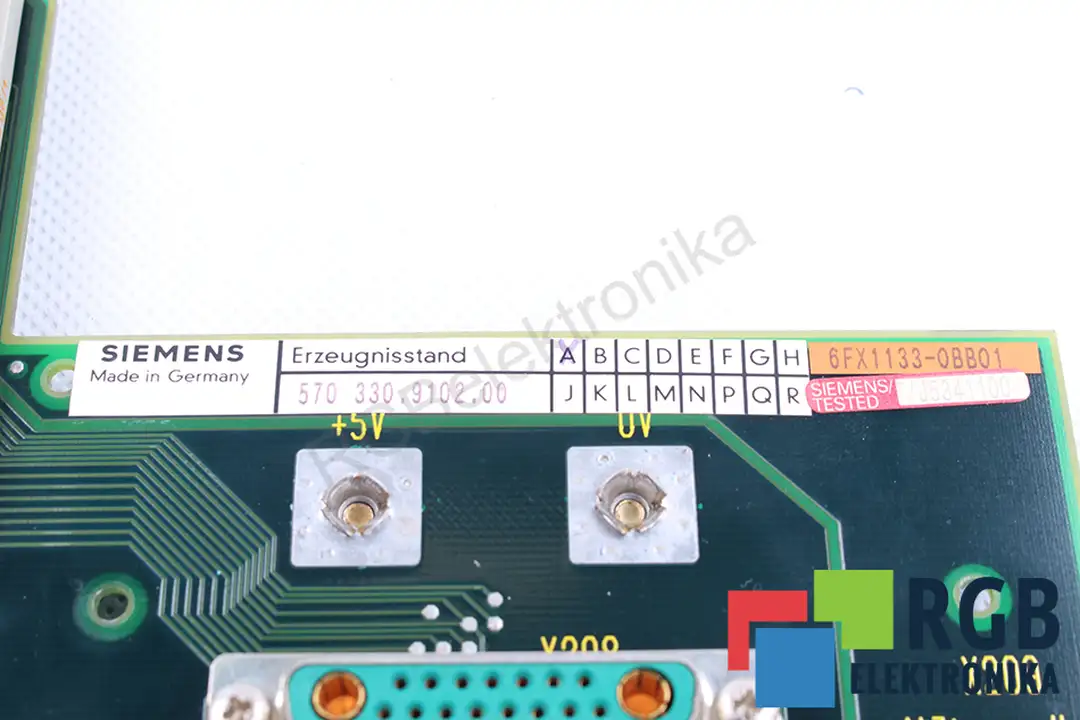 6fx1133-0bb01 SIEMENS oprava