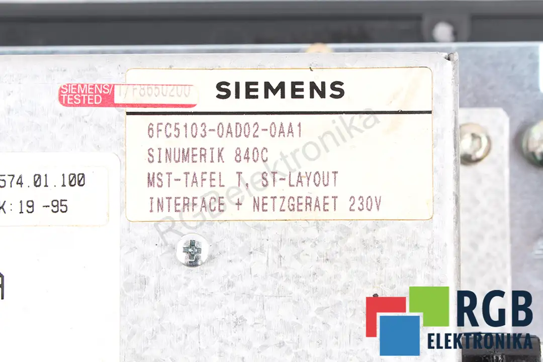 6FC5103-0AD02-0AA1 SIEMENS