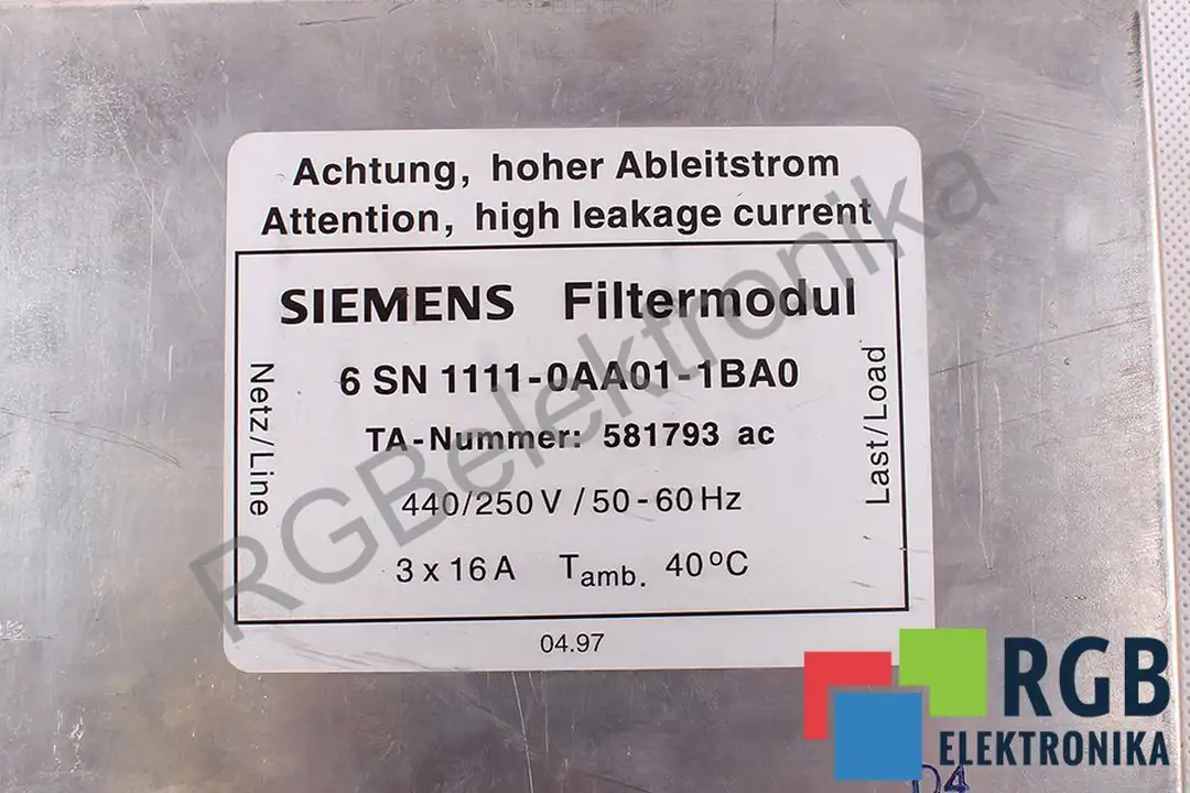 6SN1111-0AA01-1BA0 SIEMENS