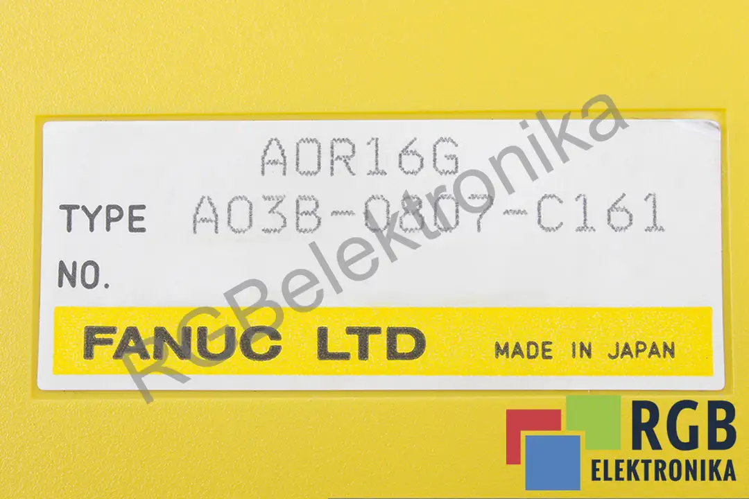 a03b-0807-c161 FANUC oprava