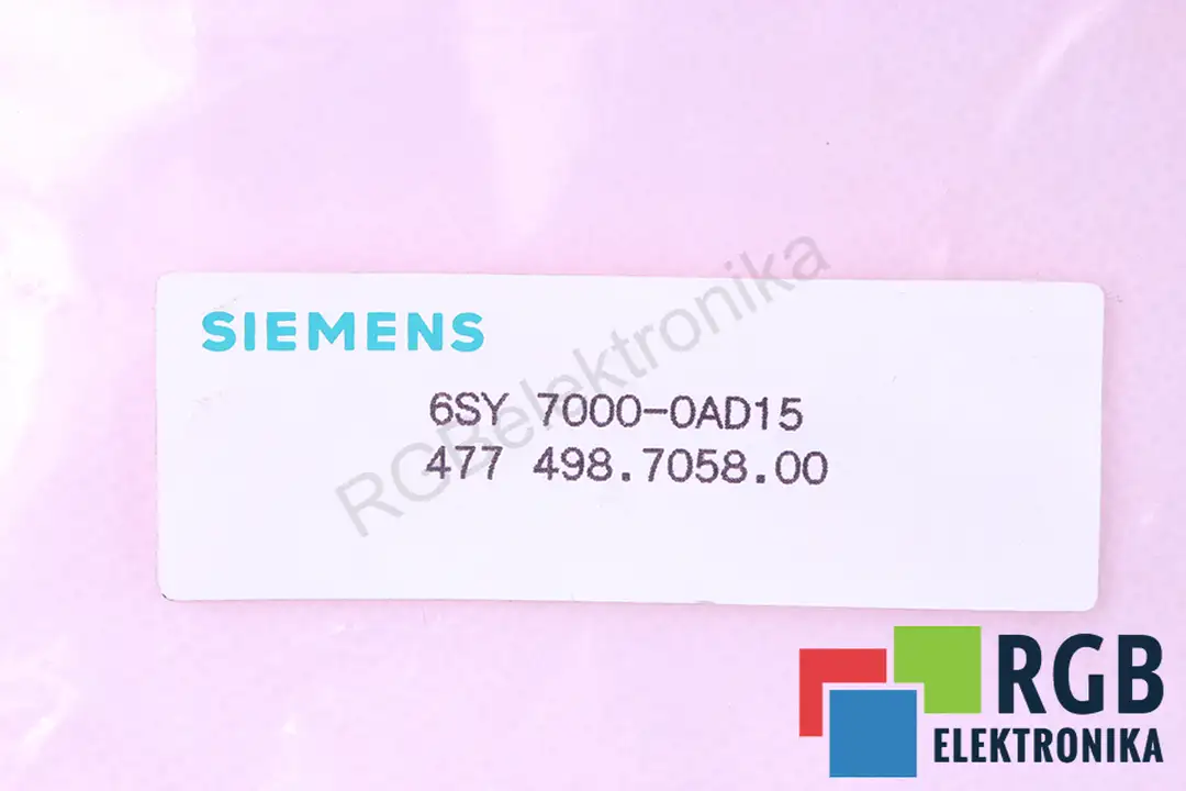 6sy7000-0ad15 SIEMENS oprava