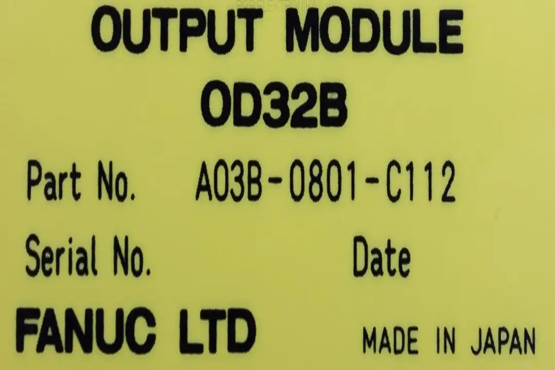 a03b-0801-c112 FANUC oprava