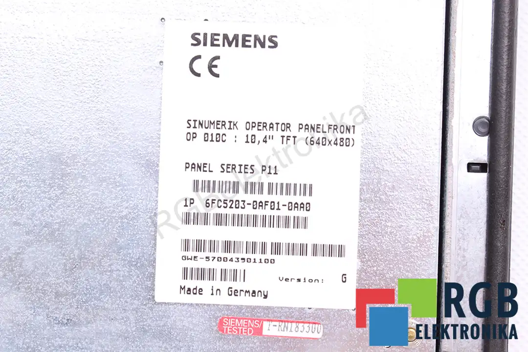 servis 6fc5203-0af01-0aa0 SIEMENS