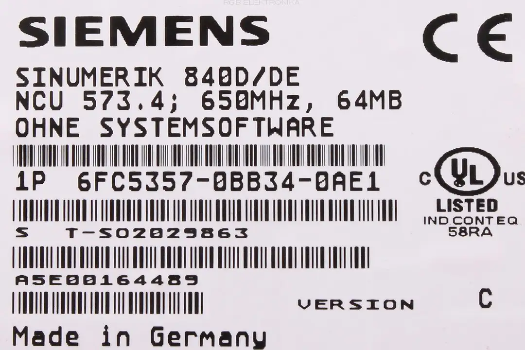 oprava 6fc5357-0bb34-0ae1 SIEMENS