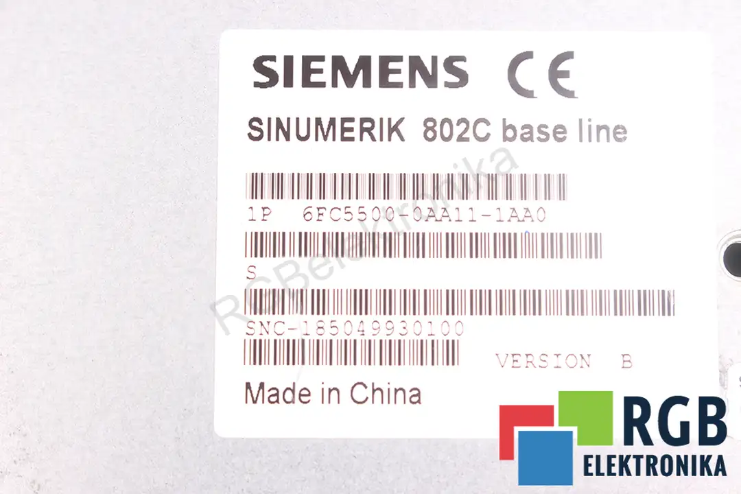 6fc5500-0aa11-1aa0 SIEMENS oprava