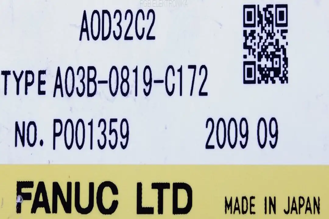 a03b-0819-c172-aod32c2 FANUC oprava