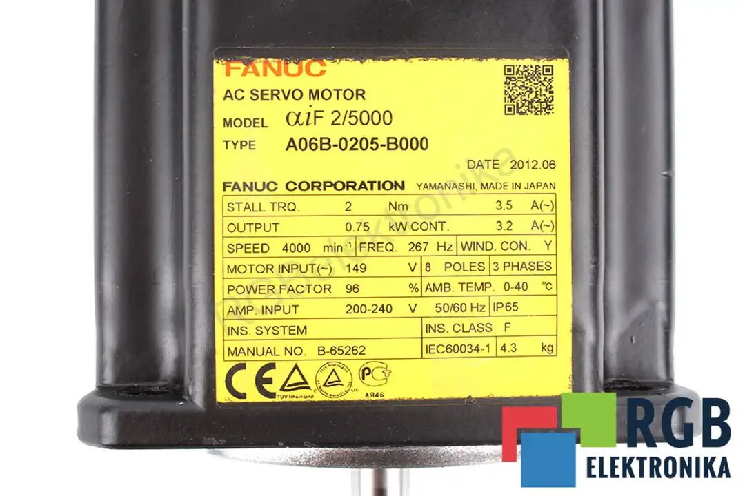 servis a06b-0205-b000 FANUC