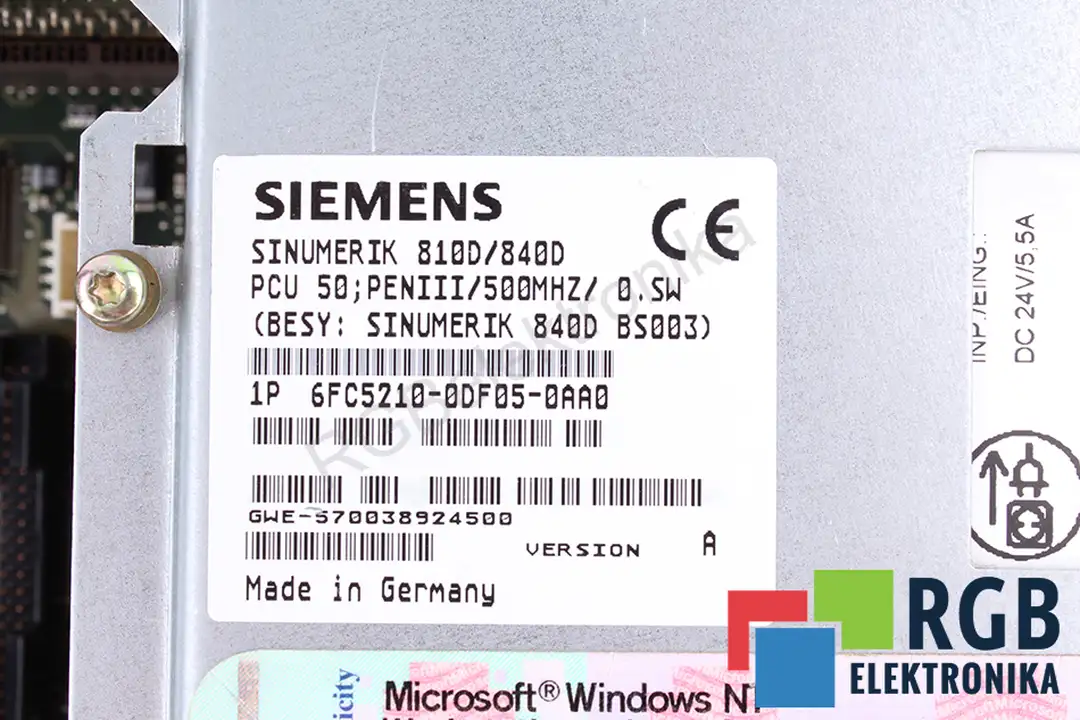 6FC5210-0DF05-0AA0 SIEMENS