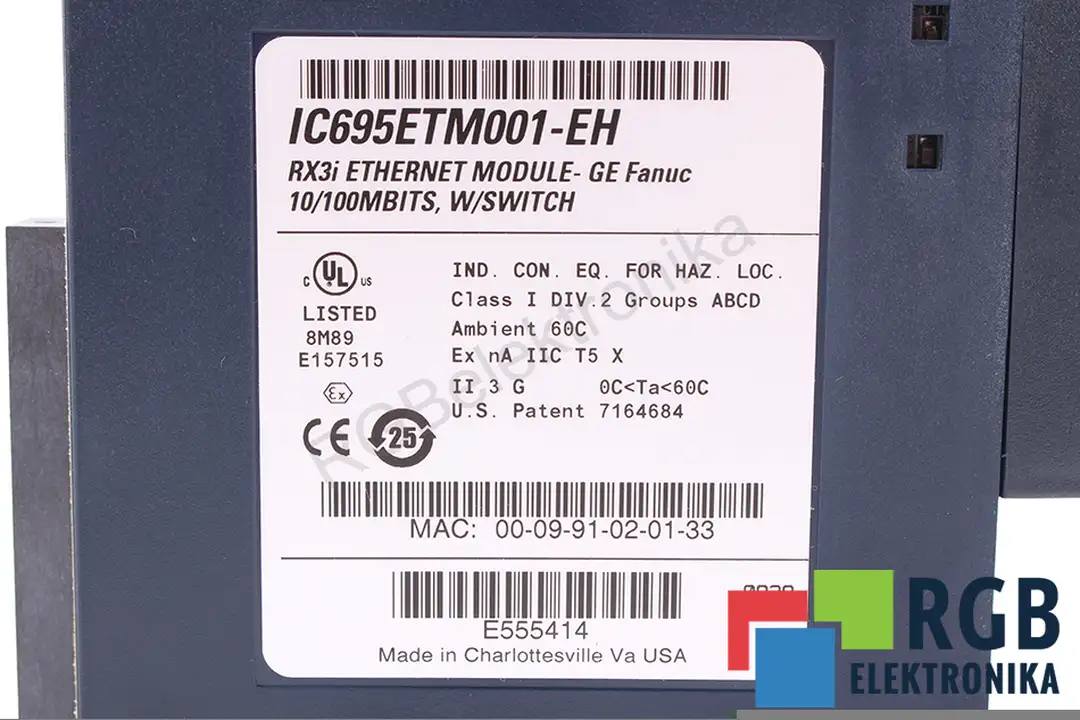 IC695ETM001-EH FANUC