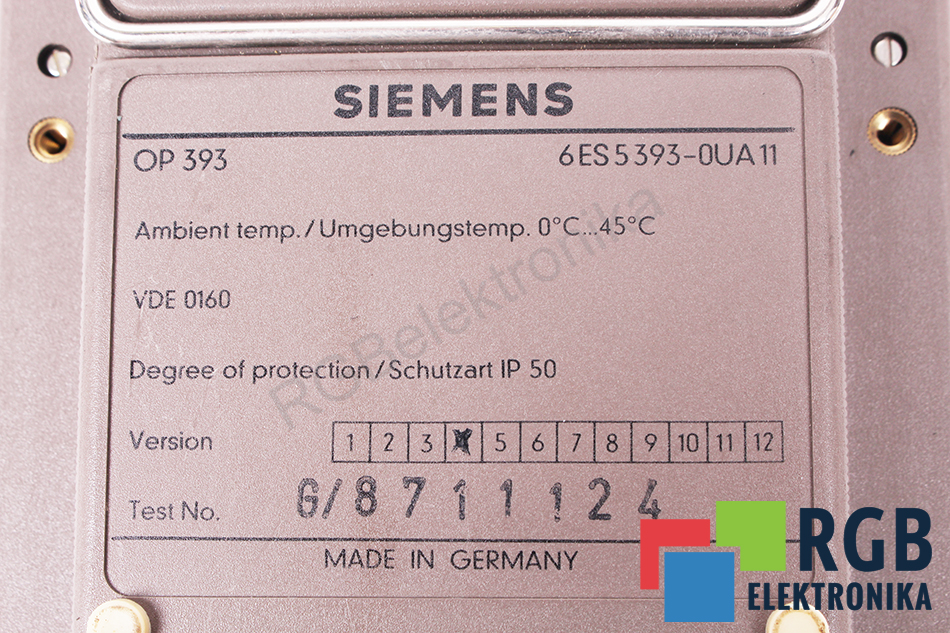 6ES5393-0UA11 SIEMENS