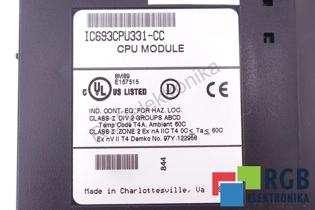 IC693CPU331-CC FANUC