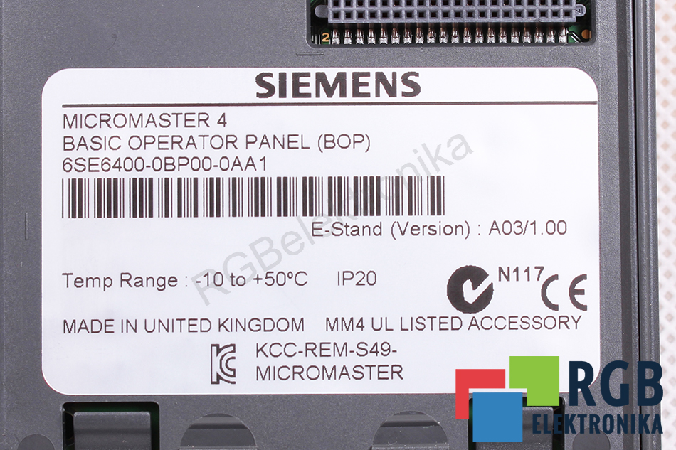 6SE6400-0BP00-0AA1 SIEMENS