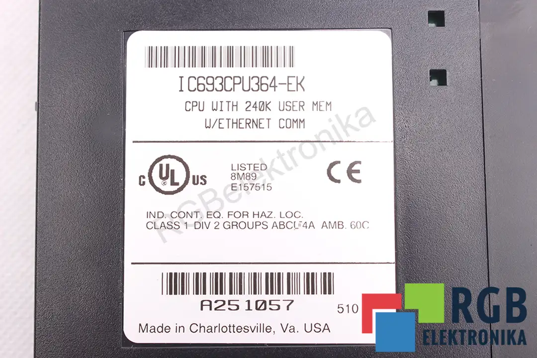 IC693CPU364-EK FANUC