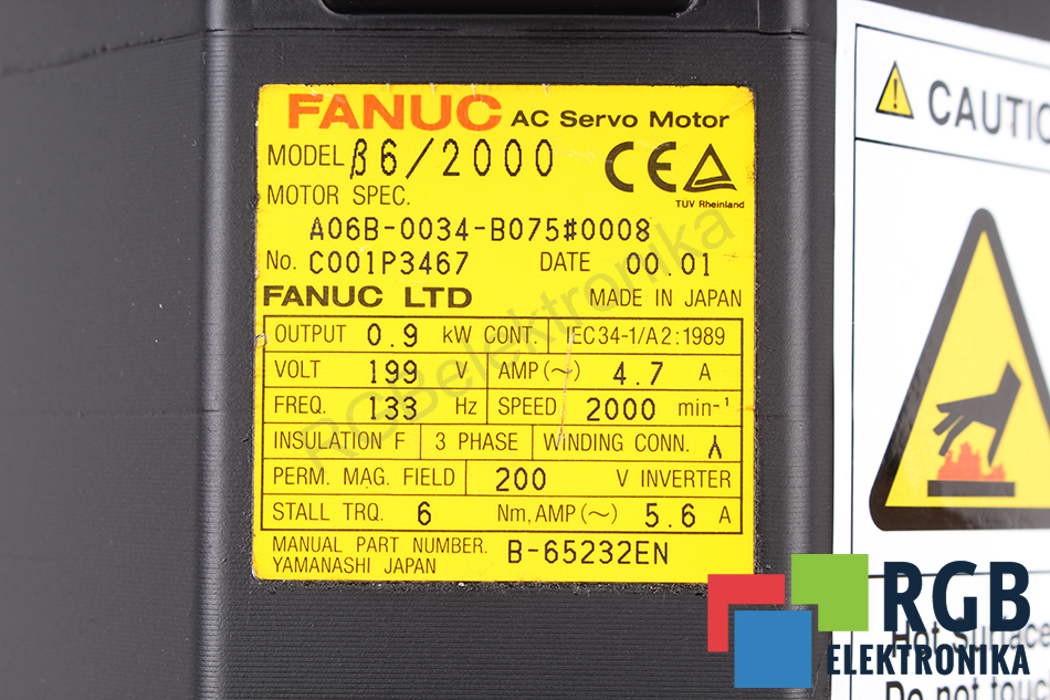 A06B-0034-B075#0008 FANUC