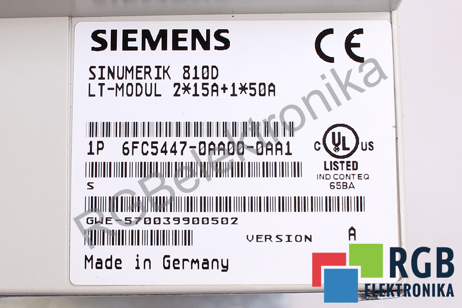 6FC5447-0AA00-0AA1 SIEMENS