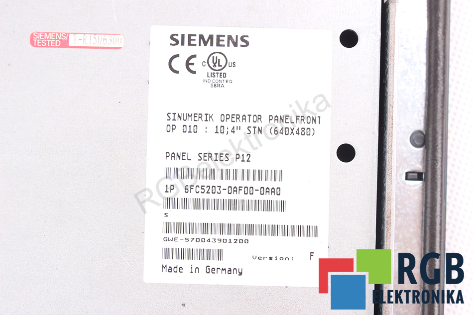 6FC5203-0AF00-0AA0 SIEMENS