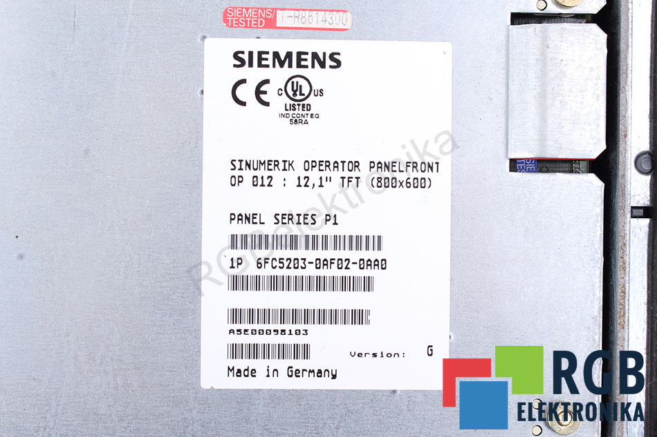 6FC5203-0AF02-0AA0 SIEMENS