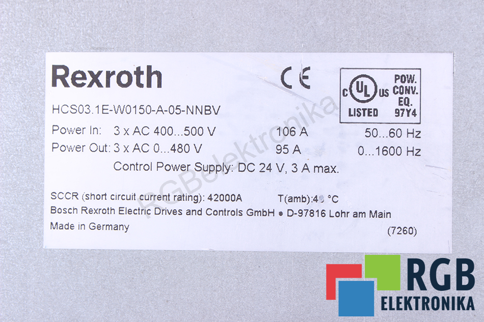 servis hcs03.1e-w0150-a-05-nnbv BOSCH REXROTH