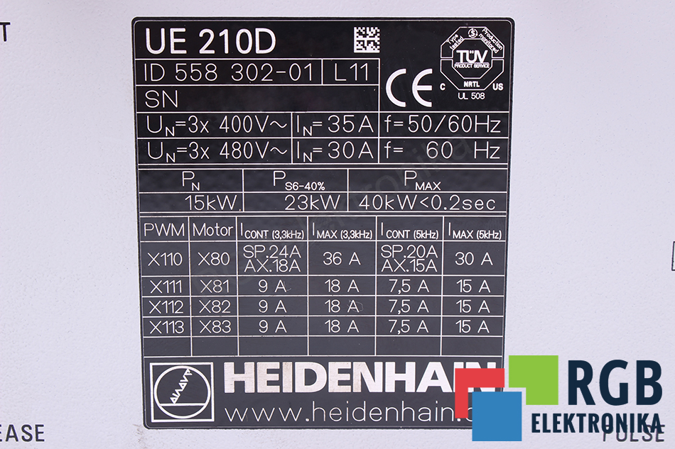 UE210D HEIDENHAIN