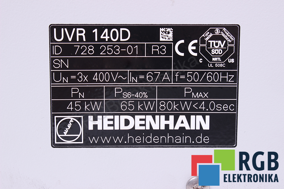 uvr140d_43084 HEIDENHAIN oprava