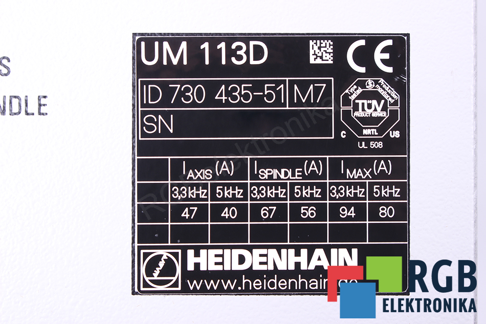 UM113D HEIDENHAIN