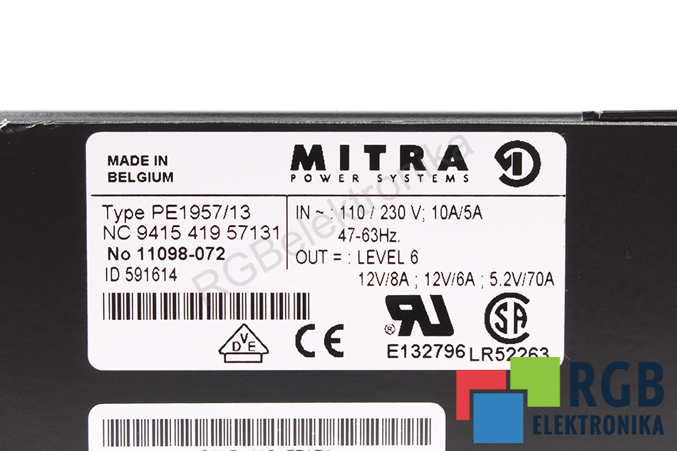 pe1957-13 MITRA POWER SYSTEMS oprava