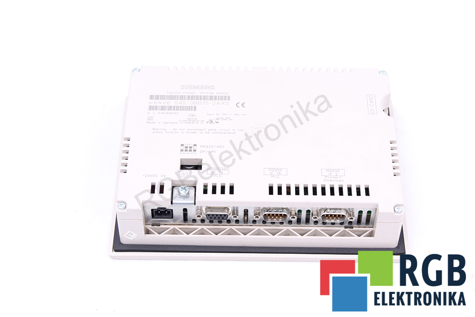 servis 6av6545-0bb15-2ax0-tp170b SIEMENS