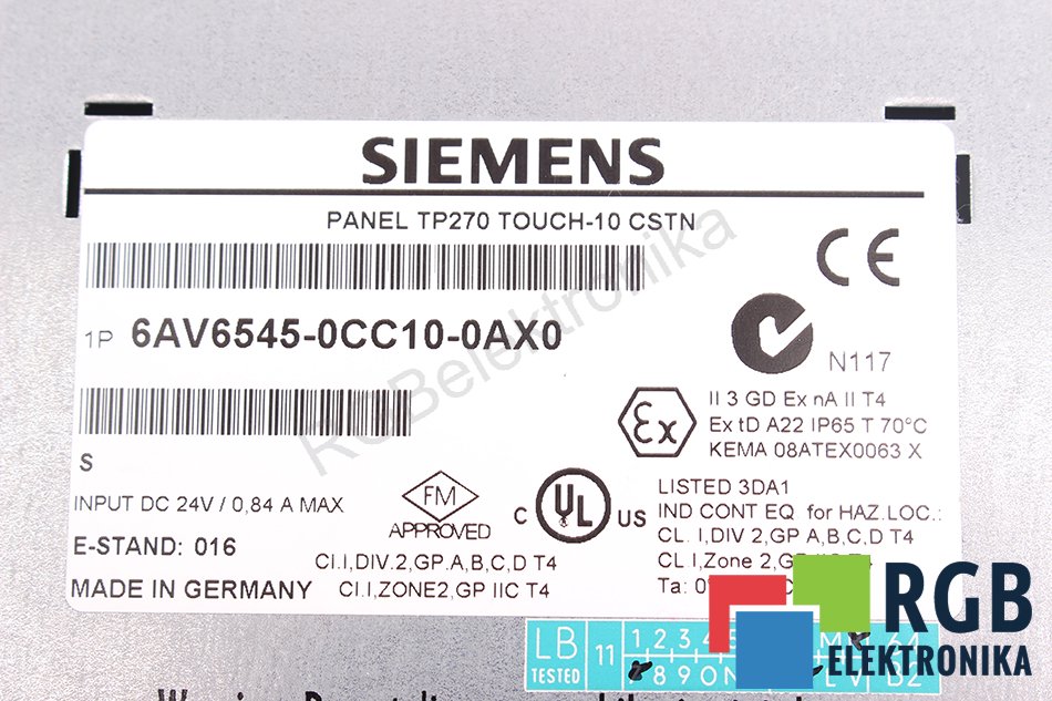 6AV6545-0CC10-0AX0 SIEMENS