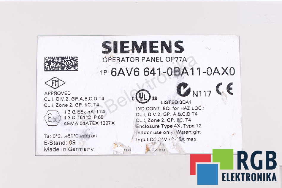 6AV6 641-0BA11-0AX0 SIEMENS