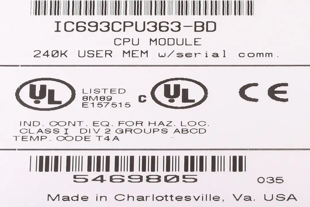 ic693cpu363-bd FANUC oprava