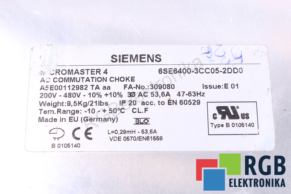 6SE6400-3CC05-2DD0 SIEMENS