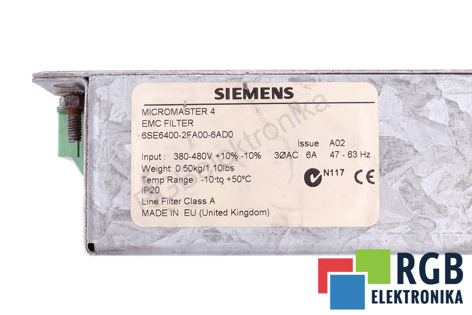 6se6400-2fa00-6ad0 SIEMENS oprava