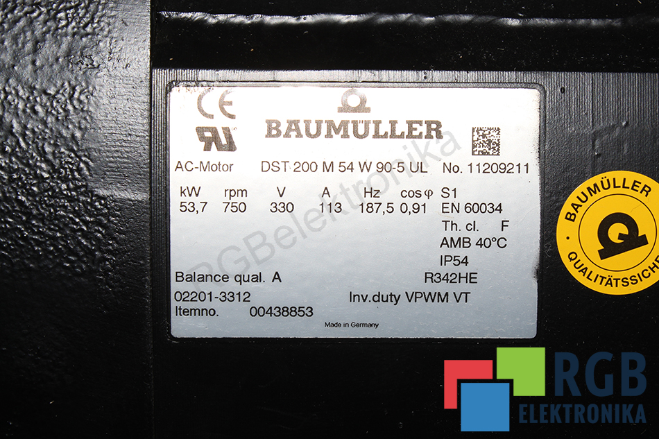 DST200M54W90-5UL BAUMULLER