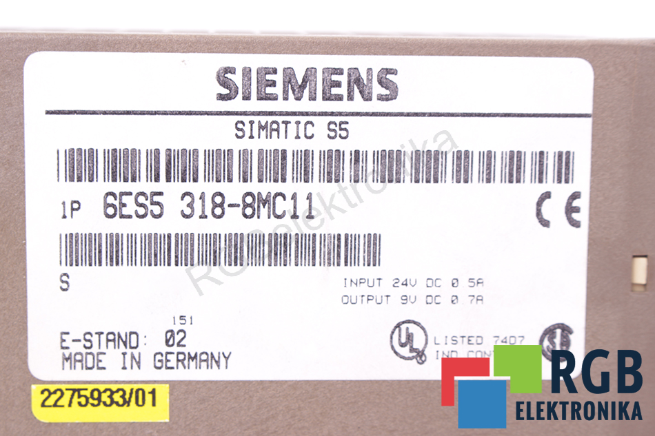 6es5318-8mc11 SIEMENS oprava