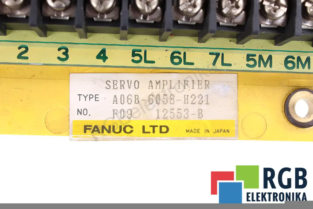 servis a06b-6058-h221 FANUC