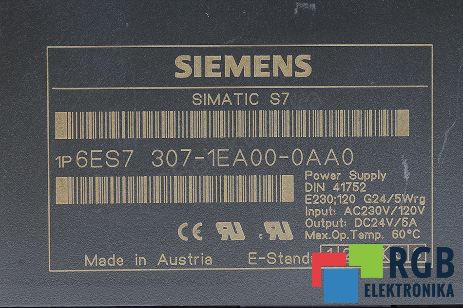 6es7307-1ea00-0aa0-ps307_13078 SIEMENS oprava