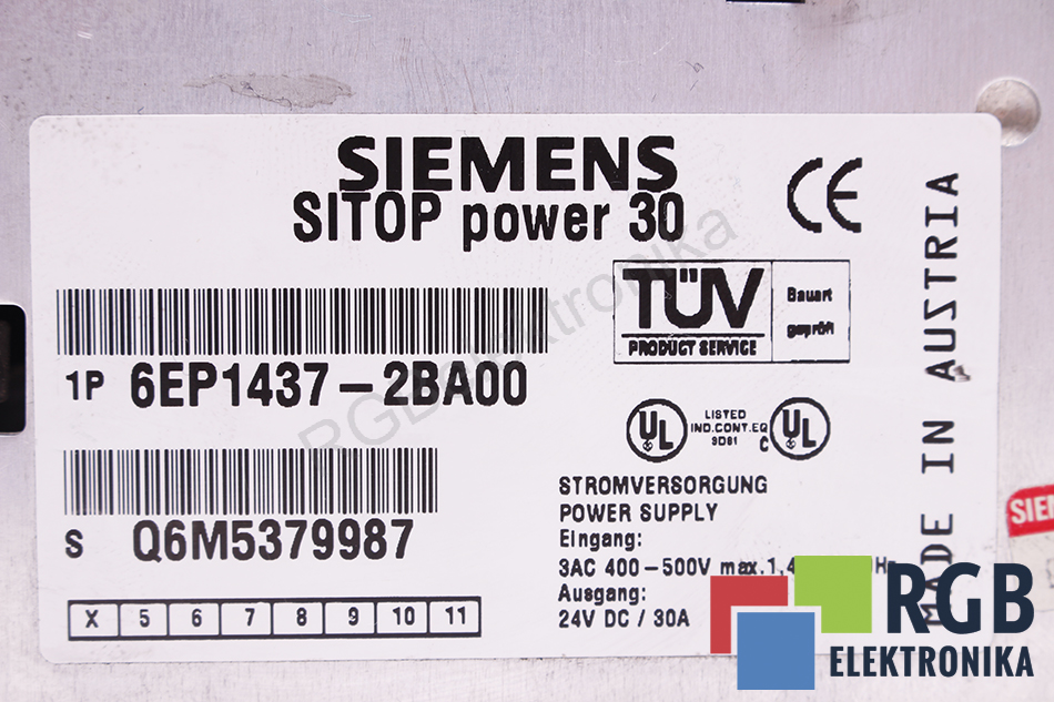 30 6EP1437-2BA00 SIEMENS