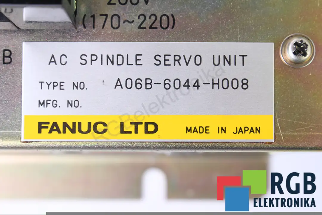 A06B-6044-H008 FANUC