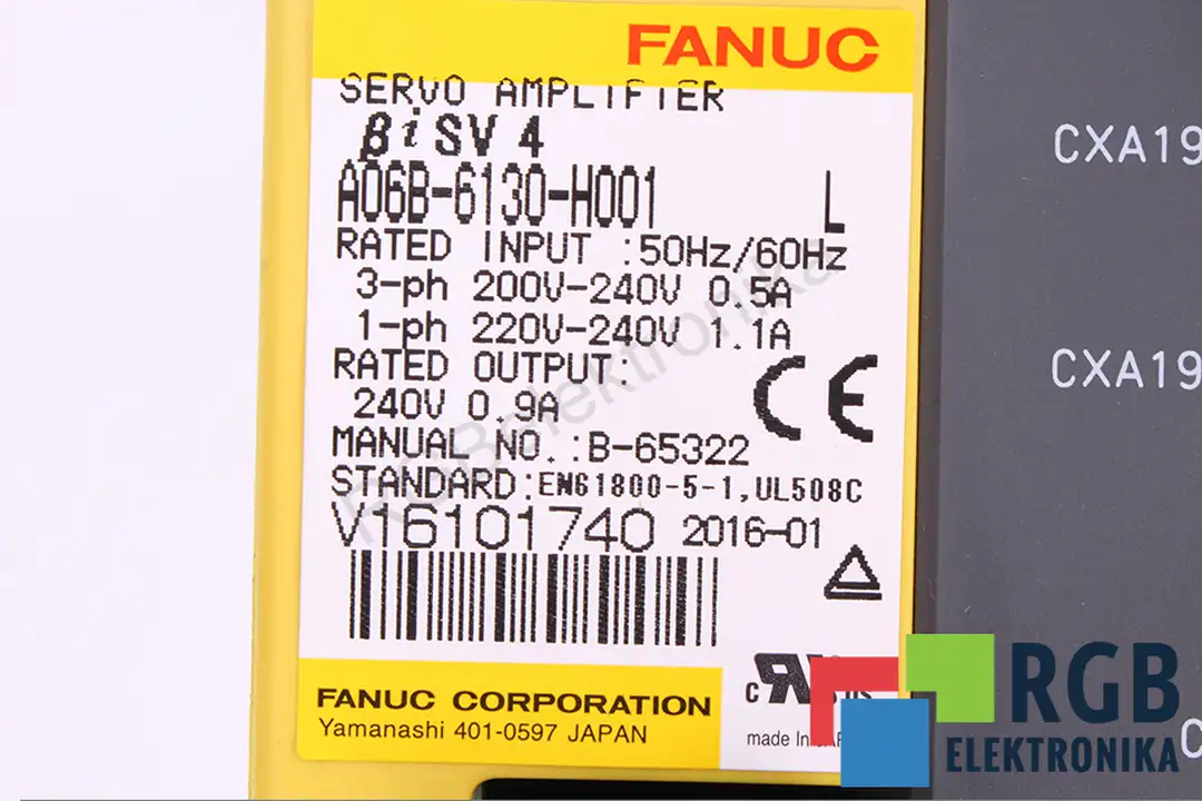 A06B-6130-H001 FANUC