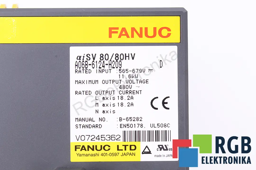 A06B-6124-H209 FANUC