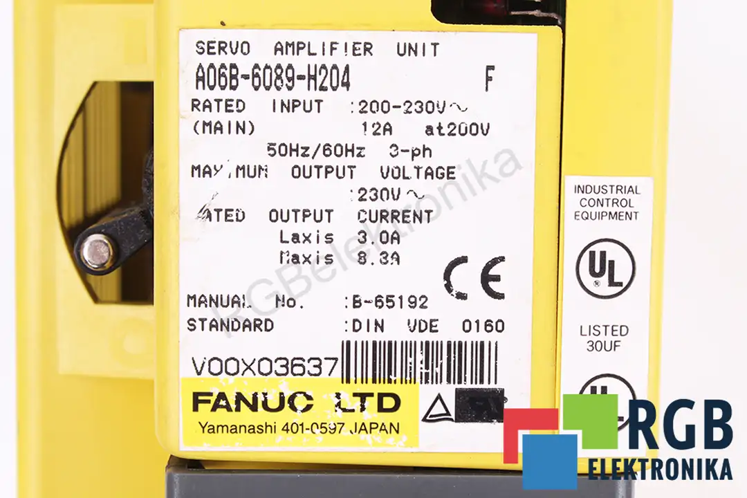 A06B-6089-H204 FANUC